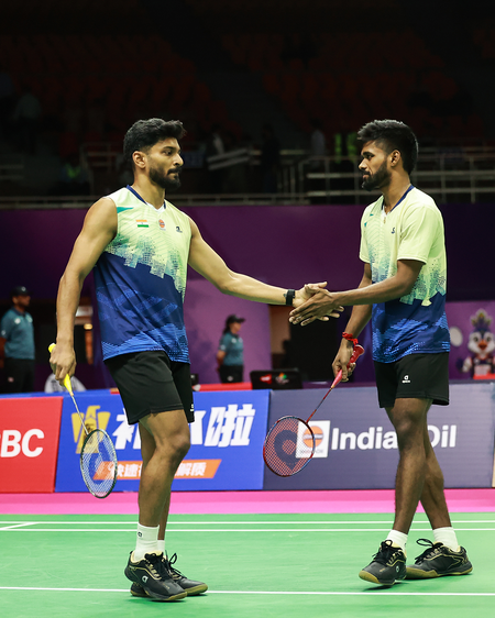 भारत की शानदार शुरुआत, जीत के साथ राउंड ऑफ 32 में पहुंची हरिहरन-अर्जुन की जोड़ी भारत की शानदार शुरुआत, जीत के साथ राउंड ऑफ 32 में पहुंची हरिहरन-अर्जुन की जोड़ी