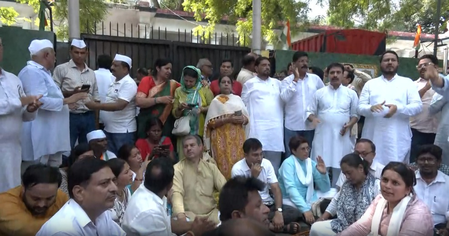 जंतर-मंतर पर हुए प्रदर्शन में पैलेट गन के इस्तेमाल का आदेश किसने दिया  कांग्रेस