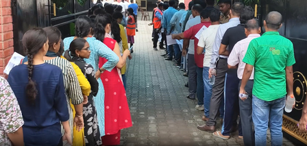 कड़े सुरक्षा व्यवस्था के बीच जीआईसी लेक्चरर मुख्य परीक्षा की जा रही आयोजित कड़े सुरक्षा व्यवस्था के बीच जीआईसी लेक्चरर मुख्य परीक्षा की जा रही आयोजित