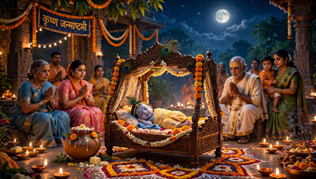 उपराष्ट्रपति सीपी राधाकृष्णन और सीएम उमर अब्दुल्ला समेत कई नेताओं ने दी श्रीकृष्ण जन्माष्टमी की बधाई