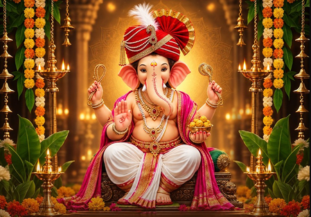 गणेश चतुर्थी के पावन अवसर पर केंद्रीय मंत्री गडकरी और सीएम योगी सहित कई नेताओं ने दी बधाई