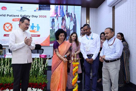 केंद्रीय स्वास्थ्य मंत्रालय ने विश्व रोगी सुरक्षा दिवस 2026 मनाया, एनसीडी देखभाल पर ध्यान केंद्रित किया केंद्रीय स्वास्थ्य मंत्रालय ने विश्व रोगी सुरक्षा दिवस 2026 मनाया, एनसीडी देखभाल पर ध्यान केंद्रित किया