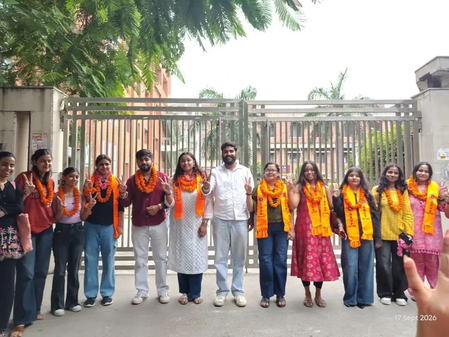 कुछ कॉलेजों में आए नतीजे, डूसू चुनाव की मतगणना 19 सितंबर को कुछ कॉलेजों में आए नतीजे, डूसू चुनाव की मतगणना 19 सितंबर को