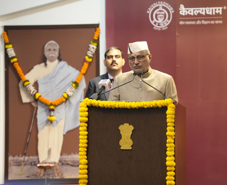 योग एक पीढ़ी के लिए नहीं है, यह हर पीढ़ी के लिए है उपराष्ट्रपति राधाकृष्णन योग एक पीढ़ी के लिए नहीं है, यह हर पीढ़ी के लिए है उपराष्ट्रपति राधाकृष्णन