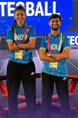 एशियन गेम्स 2026 ब्रॉन्ज मेडल के लिए खेलेगी क्विंसी और इमरान बेग की जोड़ी, रेपचेज मैच में दर्ज की जीत एशियन गेम्स 2026 ब्रॉन्ज मेडल के लिए खेलेगी क्विंसी और इमरान बेग की जोड़ी, रेपचेज मैच में दर्ज की जीत