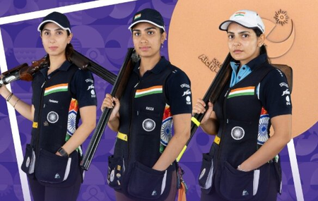 एशियन गेम्स 2026 महिलाओं के बाद भारतीय पुरुष स्कीट टीम का कमाल, ब्रॉन्ज मेडल पर जमाया कब्जा एशियन गेम्स 2026 महिलाओं के बाद भारतीय पुरुष स्कीट टीम का कमाल, ब्रॉन्ज मेडल पर जमाया कब्जा