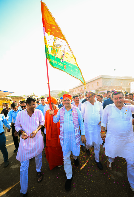 राजस्थान के मुख्यमंत्री का आरोप कांग्रेस झूठ और लूट की राजनीति में लिप्त है