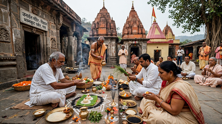 देश के इस अनोखे मंदिर में जीवित रहते लोग खुद का कर देते हैं पिंडदान, हजारों वर्ष पुरानी है परंपरा देश के इस अनोखे मंदिर में जीवित रहते लोग खुद का कर देते हैं पिंडदान, हजारों वर्ष पुरानी है परंपरा