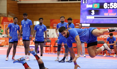 एशियन गेम्स भारतीय पुरुष कबड्डी टीम ने थाईलैंड को हराकर फाइनल में जगह बनाई