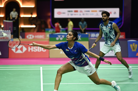 एशियन गेम्स 2026 सात्विक-चिराग हुए बाहर, क्वार्टर फाइनल में तनीषा और ध्रुव की जोड़ी एशियन गेम्स 2026 सात्विक-चिराग हुए बाहर, क्वार्टर फाइनल में तनीषा और ध्रुव की जोड़ी