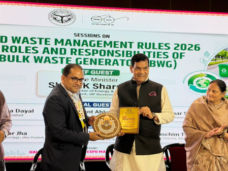 ठोस अपशिष्ट प्रबंधन से स्वच्छ, सुंदर और स्वस्थ शहरों का निर्माण संभव एके शर्मा
