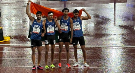 एशियन गेम्स भारतीय पुरुषों ने 4x400 मीटर रिले में जीता ब्रॉन्ज, कुल 24 मेडल के साथ एथलेटिक्स में अभियान समाप्त
