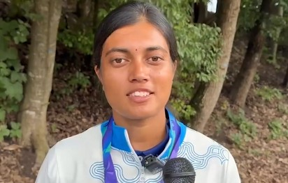 एशियन गेम्स यह मेरे पिता का सपना था, गोल्ड मेडल जीतने के बाद बोलीं आर्चर चिकिथा तनिपार्थी एशियन गेम्स यह मेरे पिता का सपना था, गोल्ड मेडल जीतने के बाद बोलीं आर्चर चिकिथा तनिपार्थी