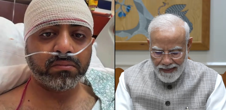पीएम मोदी ने जांबाज भारतीय पायलट स्मित मच्छार से की बात, बोले- आप पर पूरे देश को गर्व पीएम मोदी ने जांबाज भारतीय पायलट स्मित मच्छार से की बात, बोले- आप पर पूरे देश को गर्व