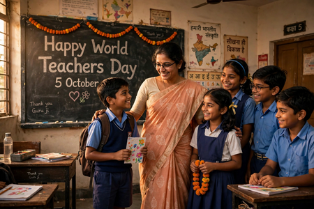 अंतरराष्ट्रीय शिक्षक दिवस  जिनके लिए पढ़ाना सिर्फ पेशा नहीं, भविष्य गढ़ने की जिम्मेदारी