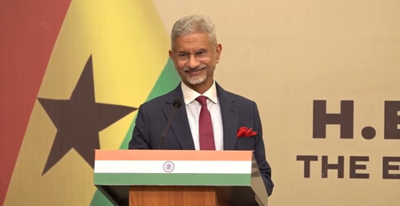 भारत और घाना स्वास्थ्य, खनन और रक्षा के क्षेत्रों में सहयोग बढ़ाने पर कर रहे विचार विदेश मंत्री जयशंकर