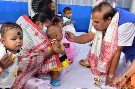 नवरात्रि में मां कूष्मांडा की पूजा को असम में एनीमिया और कुपोषण के खिलाफ अभियान से जोड़ा हिमंत बिस्वा सरमा नवरात्रि में मां कूष्मांडा की पूजा को असम में एनीमिया और कुपोषण के खिलाफ अभियान से जोड़ा हिमंत बिस्वा सरमा