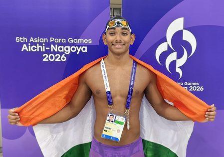 एशियन पैरा गेम्स तैराकी में हिमांशु नंदल ने 100 मीटर ब्रेस्टस्ट्रोक में जीता ब्रॉन्ज, रवि ने सिल्वर पर जमाया कब्जा एशियन पैरा गेम्स तैराकी में हिमांशु नंदल ने 100 मीटर ब्रेस्टस्ट्रोक में जीता ब्रॉन्ज, रवि ने सिल्वर पर जमाया कब्जा