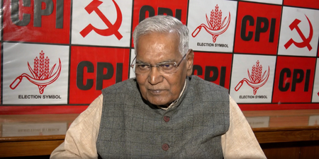 अरुणाचल में चीनी गतिविधियों की रिपोर्ट पर सीपीआई महासचिव डी. राजा ने जताई चिंता