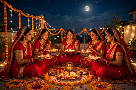 करवा चौथ पर विवाहित स्त्रियां चंद्रमा की ही पूजा क्यों करती हैं, क्या है इसकी पौराणिक मान्यता