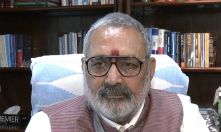 देश में गृहयुद्ध कराना चाहती है कांग्रेस, देश की जनता समझ चुकी है गिरिराज सिंह देश में गृहयुद्ध कराना चाहती है कांग्रेस, देश की जनता समझ चुकी है गिरिराज सिंह