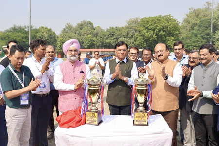 Mansukh Mandaviya, Delhi L-G inaugurate DDA-University Sports Cup 2026