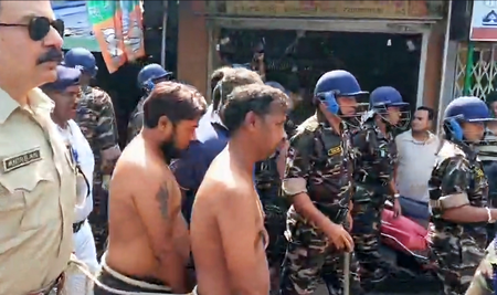 सरसुना परेड कांड कोलकाता पुलिस ने क्राइम सीन किया रिक्रिएट, आरोपियों को घटनास्थल पर ले गई