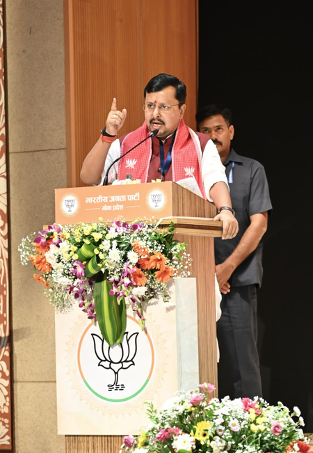 भाजपा का लक्ष्य 2027 में कमल खिलाना और विकसित गोवा के संकल्प को साकार करना है नितिन नवीन