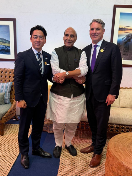 भारत-जापान और ऑस्ट्रेलिया आए साथ, रक्षा मंत्री राजनाथ सिंह ने दिया जय का संदेश