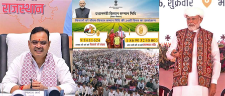 पीएम-किसान योजना के तहत राजस्थान के 66 लाख से अधिक किसानों को मिला लाभ सीएम भजनलाल शर्मा