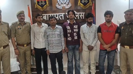 उत्तर प्रदेश बागपत में अंतरराज्यीय बाइक चोर गिरोह का पर्दाफाश, पांच आरोपी गिरफ्तार