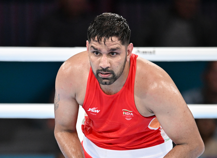 हांसी के मुक्केबाज नरेंद्र बेरवाल ने फिर रचा इतिहास, एशियन गेम्स में लगातार दूसरी बार जीता ब्रॉन्ज हांसी के मुक्केबाज नरेंद्र बेरवाल ने फिर रचा इतिहास, एशियन गेम्स में लगातार दूसरी बार जीता ब्रॉन्ज