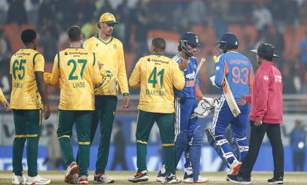 2nd T20I: Baartman picks 4-24 as South Africa level series with 51-run win over India