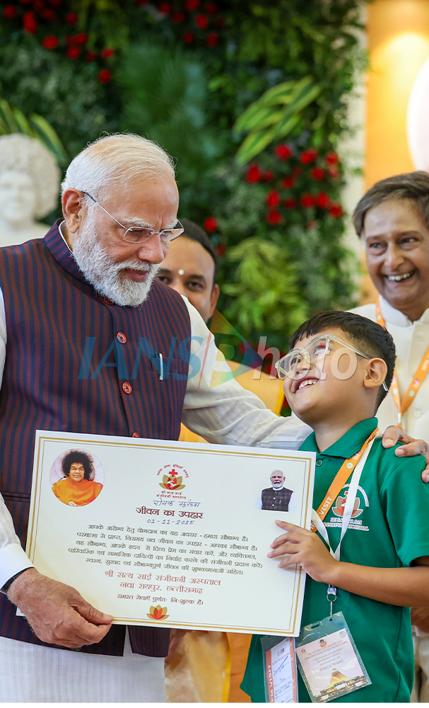 PM Modi interacts with children