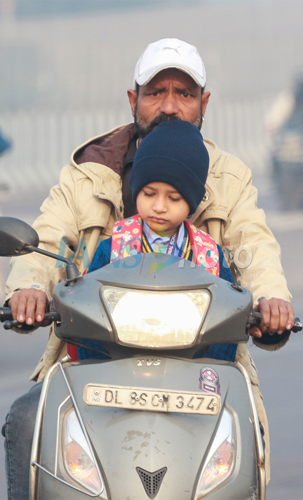 Winter Morning in New Delhi