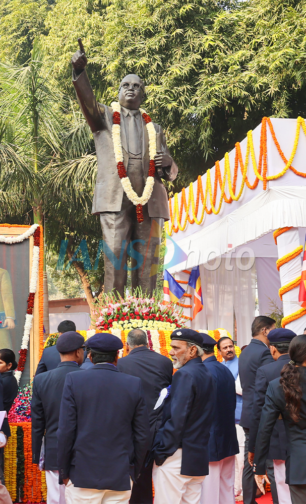 Tribute to B.R. Ambedkar in New Delhi