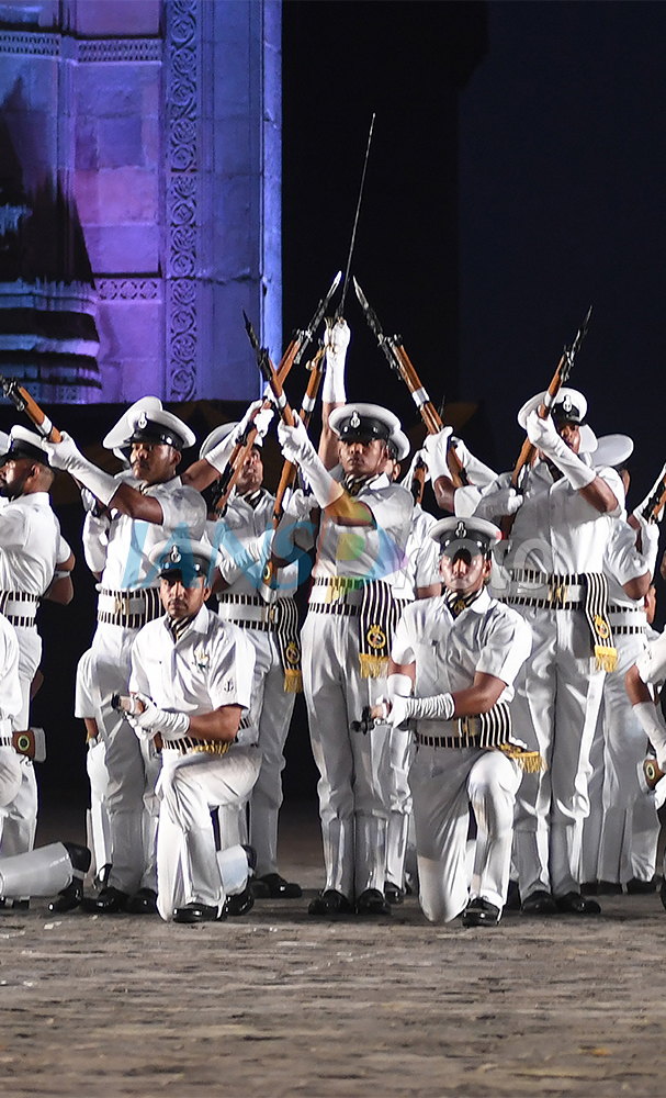 Navy Week Beating Retreat at Gateway of India