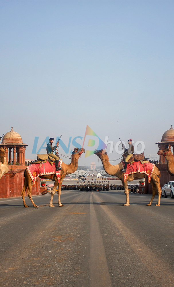 Beating Retreat Rehearsals at Vijay Chowk