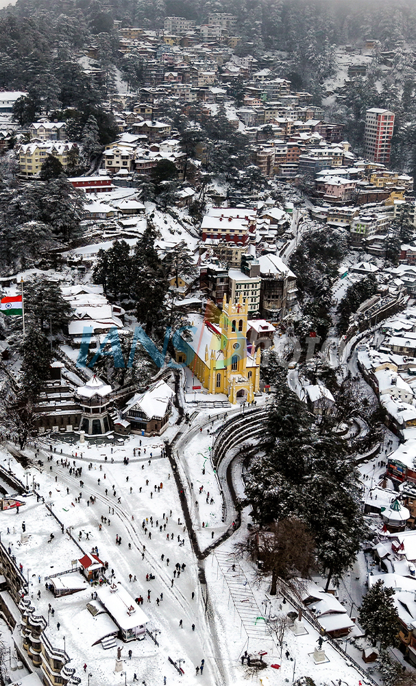 Heavy Snowfall Blankets Shimla