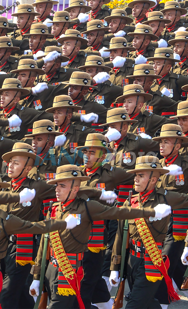 Republic Day parade at Kartavya Path in New Delhi