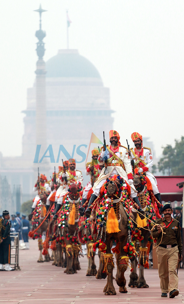 Beating Retreat Rehearsals at Vijay Chowk