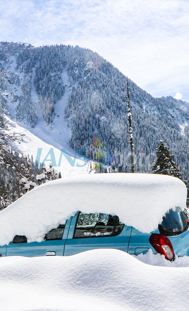 Heavy Snowfall in Mountains