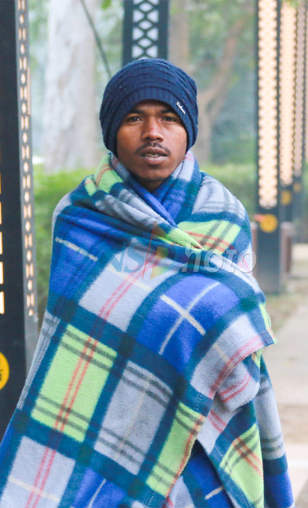 Cold Weather Grips Capital in New Delhi
