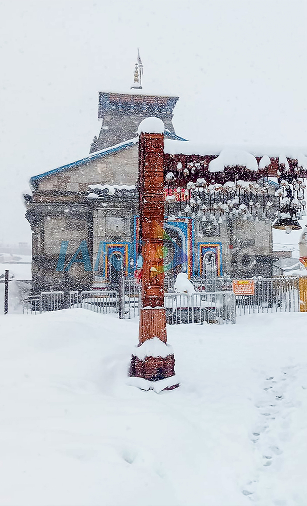 Mountains Covered in Fresh Snowfall.