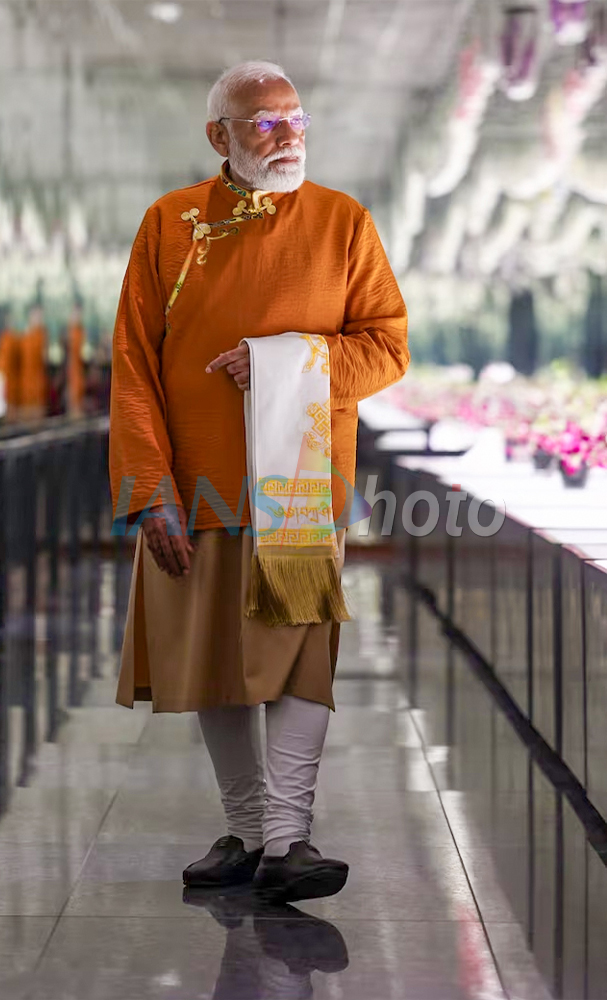 PM Modi Visits Orchidarium in Gangtok