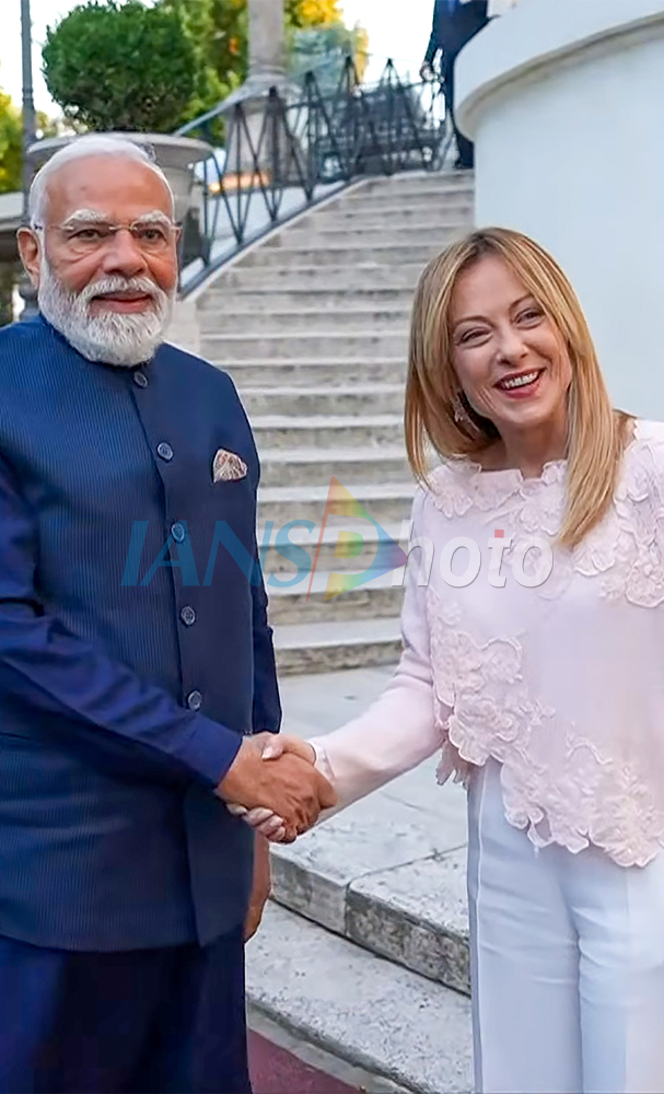 PM Modi Meets Italian PM Giorgia Meloni