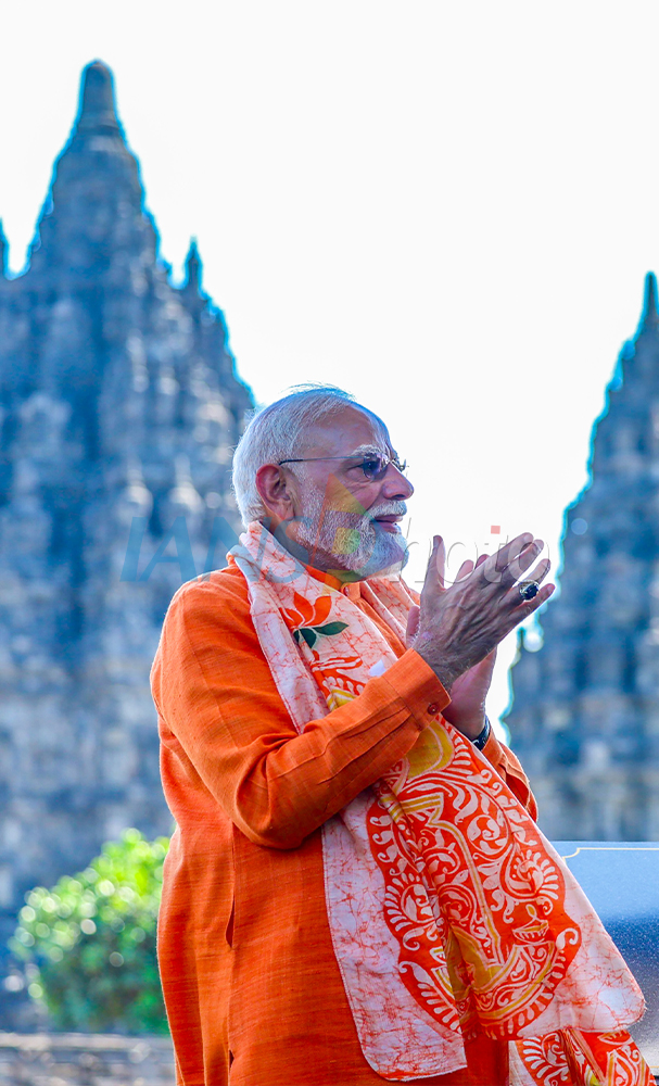 PM Modi visits Prambanan Temple in Yogyakarta