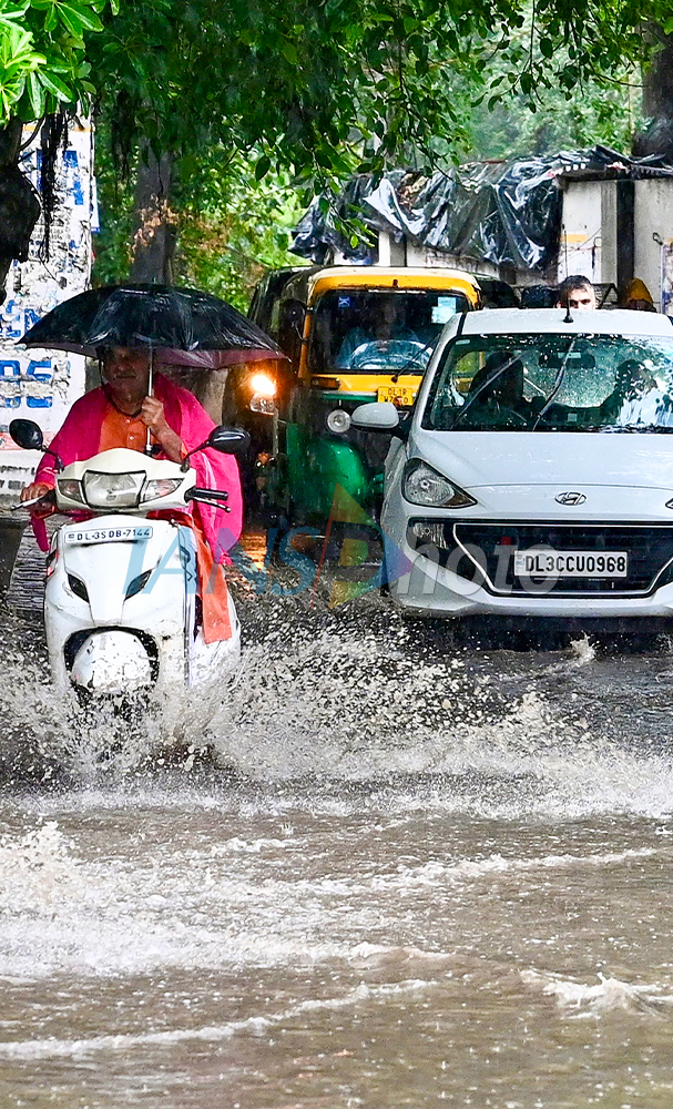 Rain Lashes New Delhi