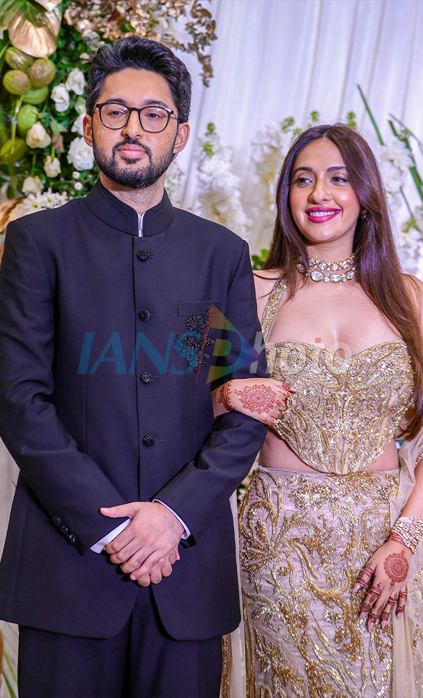 Celebrities attend Akansha Ranjan Kapoor and Sharan Sharma's wedding reception
