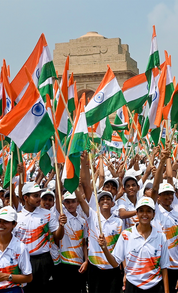Tiranga Yatra held at India Gate